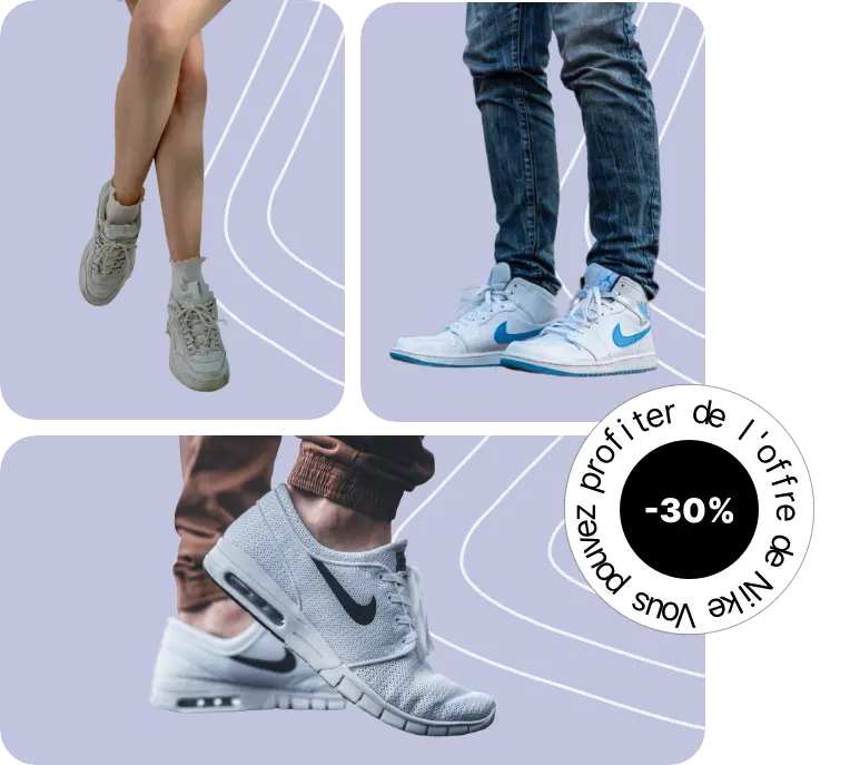 -30%, offre spéciale Nike.